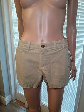 GAP Women's Tan Cotton Bermuda Shorts